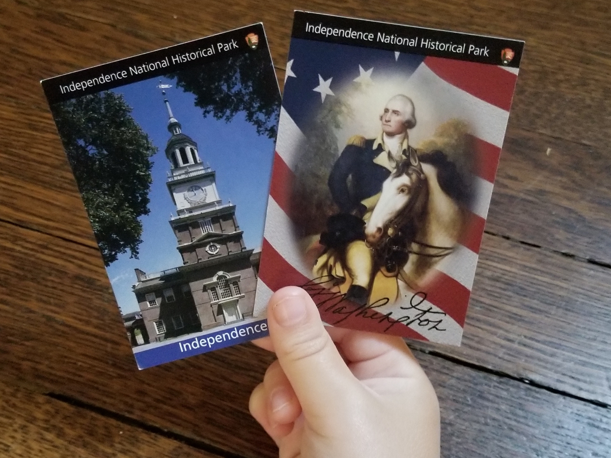 George Washington Trading Cards George Washington and Independence Hall Trading Cards
