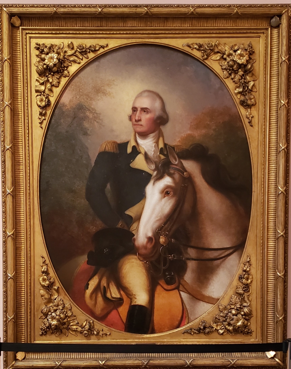 Portrait of George Washington hanging in the Second Bank of the United States Portrait Gallery Portrait of George Washington hanging in the Second Bank of the United States Portrait Gallery