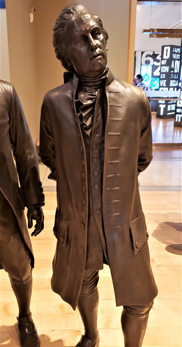 John Rutledge Statue in Signers' Hall at the National Constitution Center