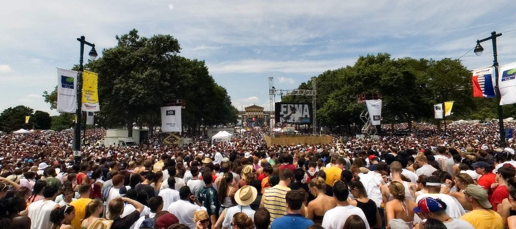 Live 8 Concert on the Benjamin Franklin Parkway