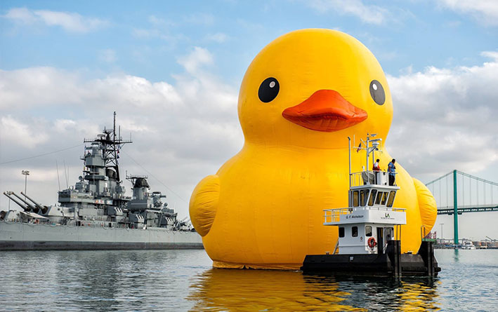 World's Largest Rubber Duck - Photo Credit: Philadelphia Tall Ships World's Largest Rubber Duck - Photo Credit: Philadelphia Tall Ships