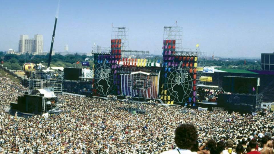 Live Aid at JFK Stadium in Philadelphia, July 13, 1985 - Photo Credit: Philadelphia Magazine