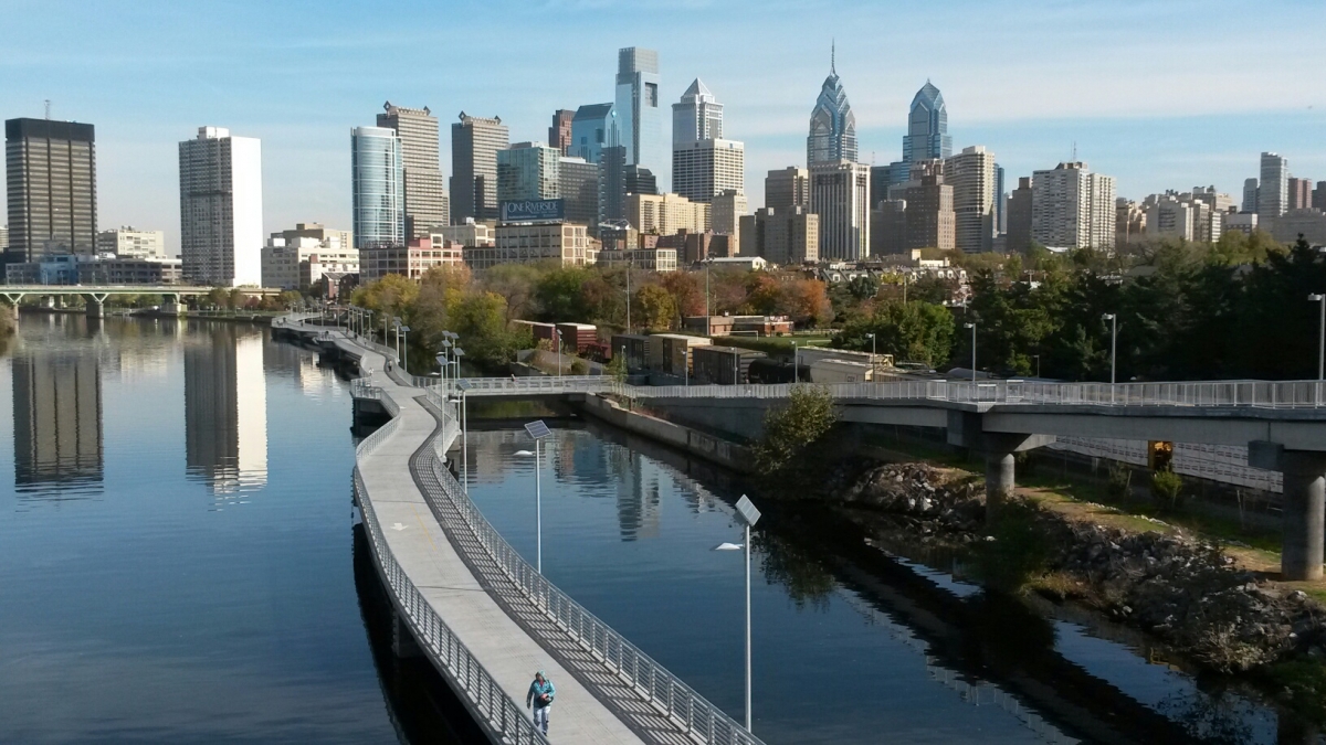 View from the Schuylkill Banks Boardwalk From the South Street Bridge - Photo Credit: Jonathan Bari View from the Schuylkill Banks Boardwalk From the South Street Bridge - Photo Credit: Jonathan Bari